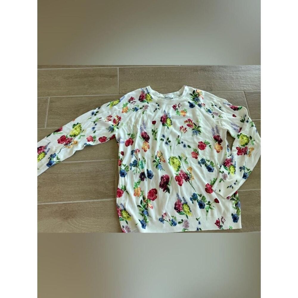 J society Women's White and Pink Jumper